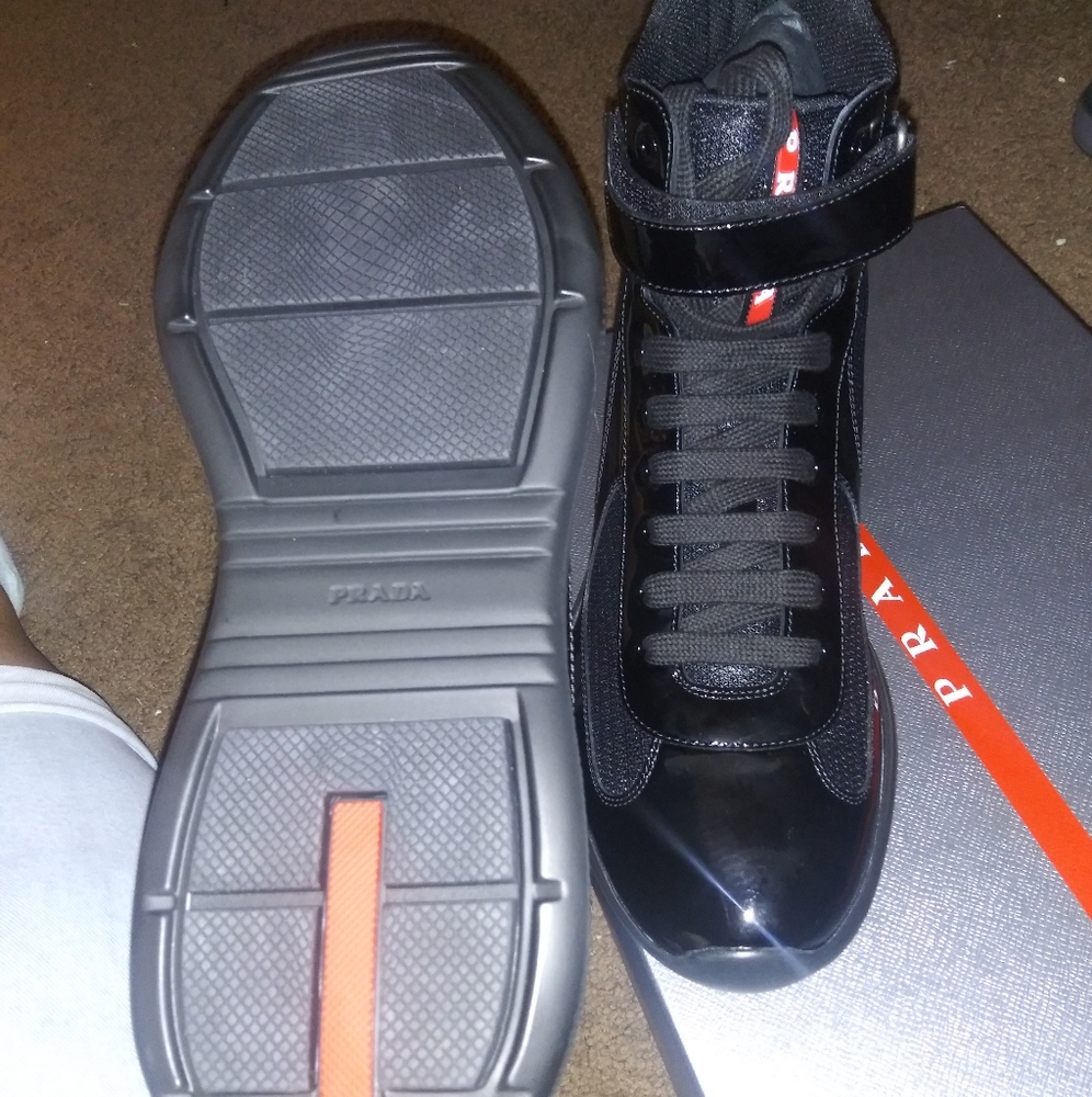 Men's Prada Biker Shoes - Picture 5 of 6